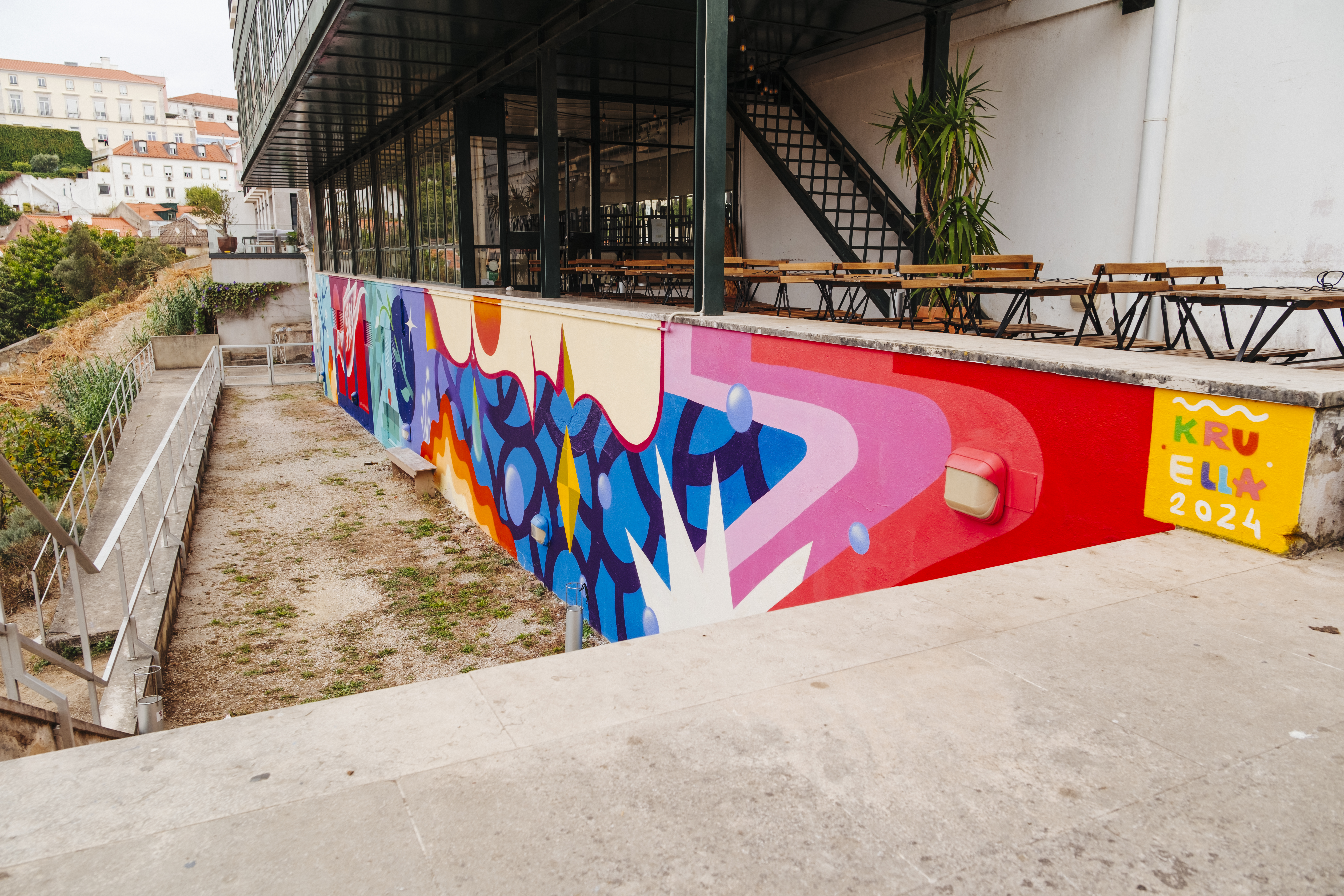 Mural Kruella D'Enfer - Detalhe 1